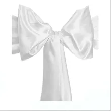 Marious бренд большая скидка горячая атласное кресло пояс бант на свадебный стул украшение крепежная створка стула