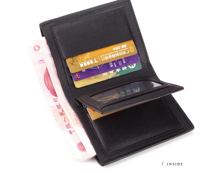 Cthulhu Mythos Wallet PU Long Short Bilfold Purse with Coin Change Zip Pocket Men Best Wallets (5)