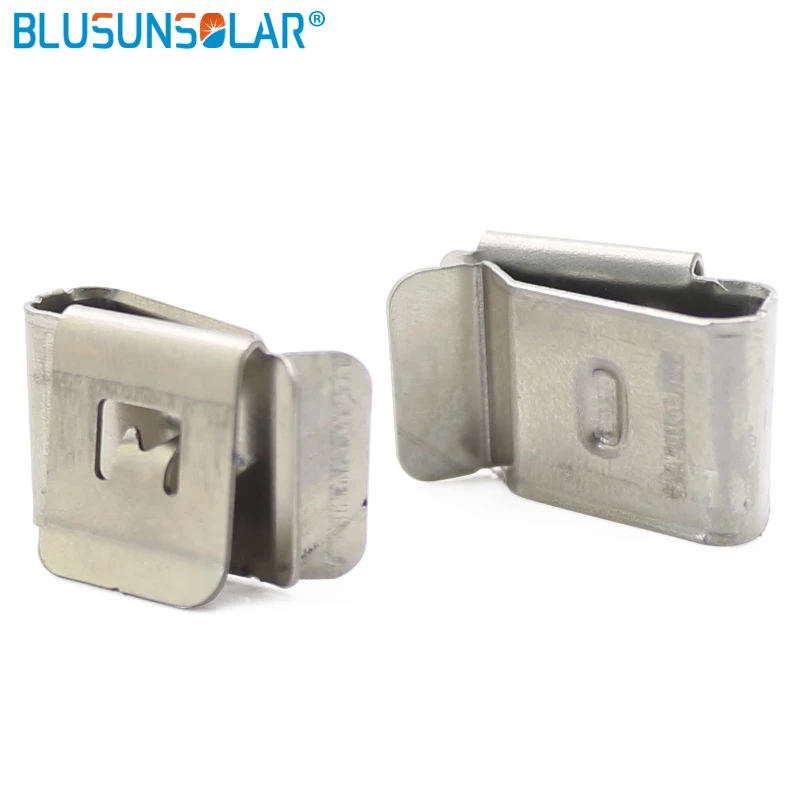 10 pec Stainless Steel Solar PV Cable Clips Cable Clamp For 12awg 10WAG PV Solar Cable Wire