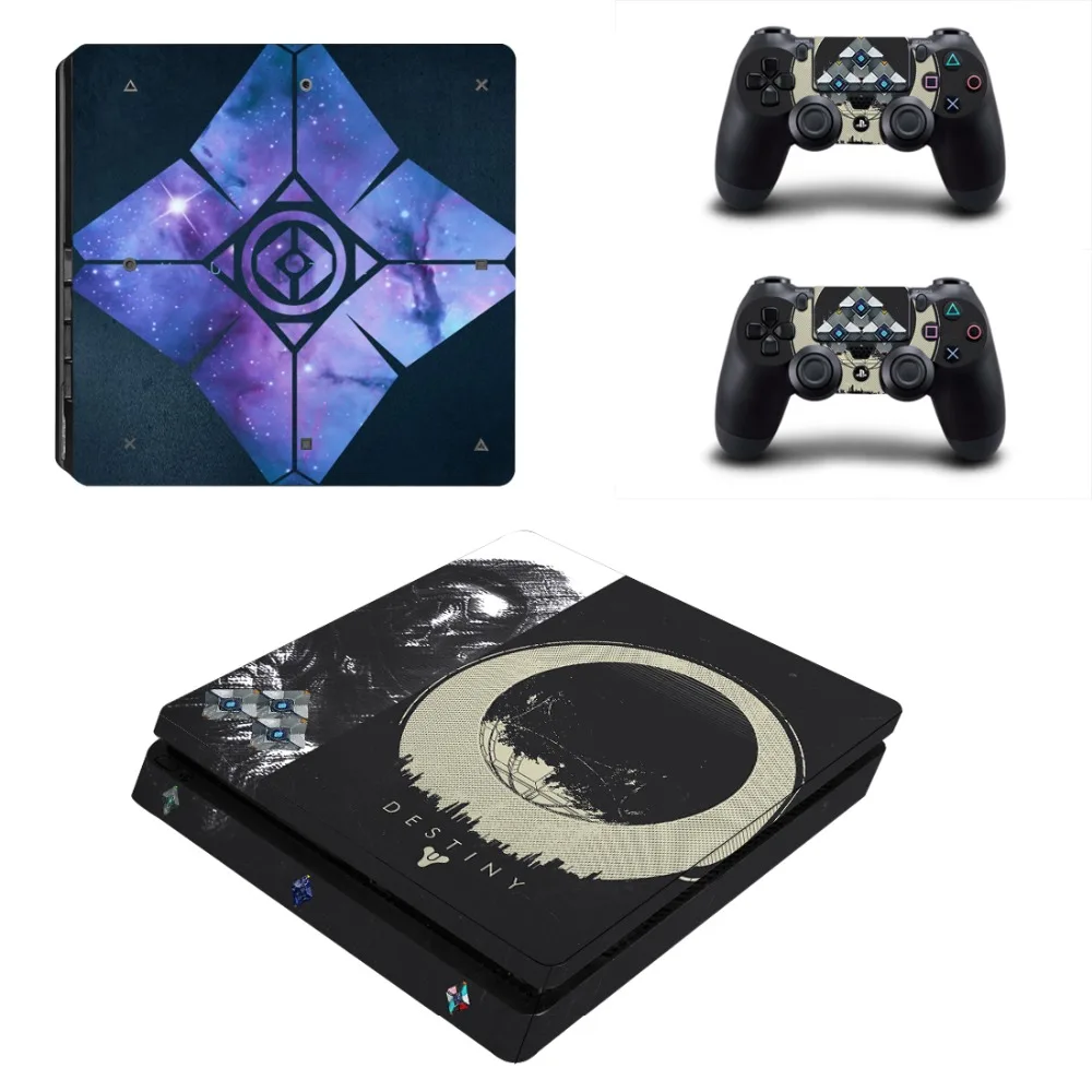 

PS4 Slim Skin Sticker Destiny Console & Controller Decal Stickers for PS4 Slim Console and Controller