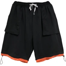 Новинка летние мужские шорты до колена с глубоким шаговым швом размера плюс повседневные хлопковые спортивные штаны размера плюс 5xl 6xl 7xl 8xl