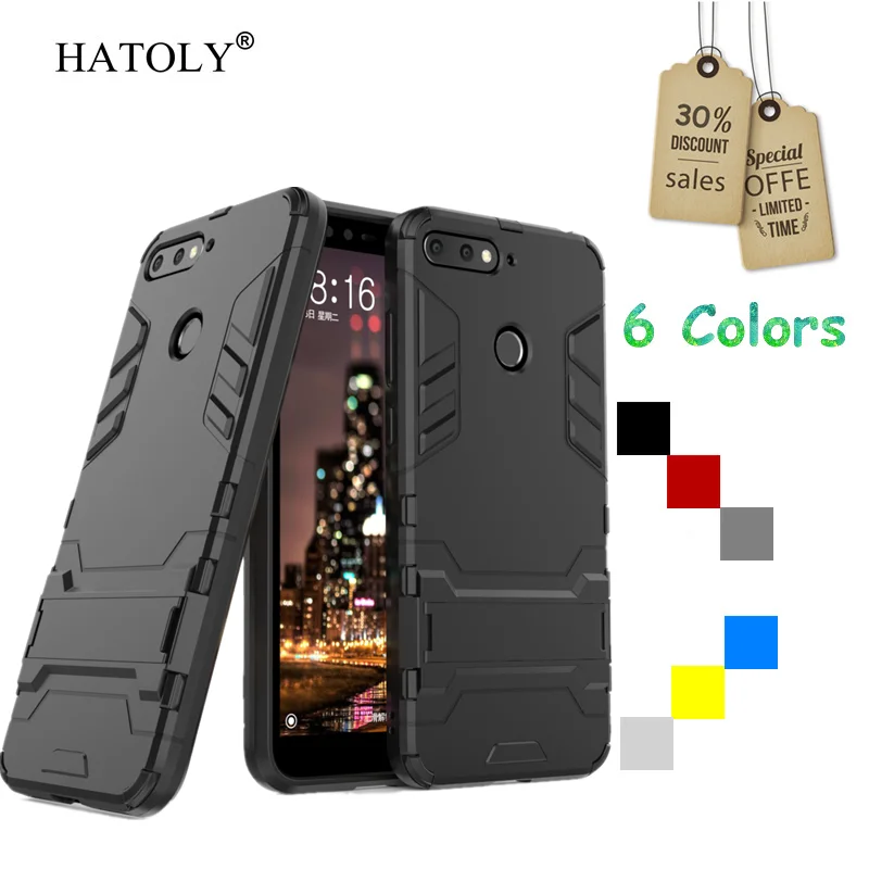 

For Huawei Honor 7A Pro Case Rubber Robot Armor Hard Back Phone Cover for Honor 7A Pro Protective Case for Huawei Honor 7A Pro