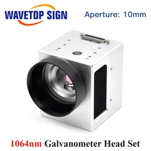 WaveTopSign 1064nm волоконный лазерный высокоскоростной сканирующий Galvo головной вход Aperture10mm Гальванометр сканер с блоком питания