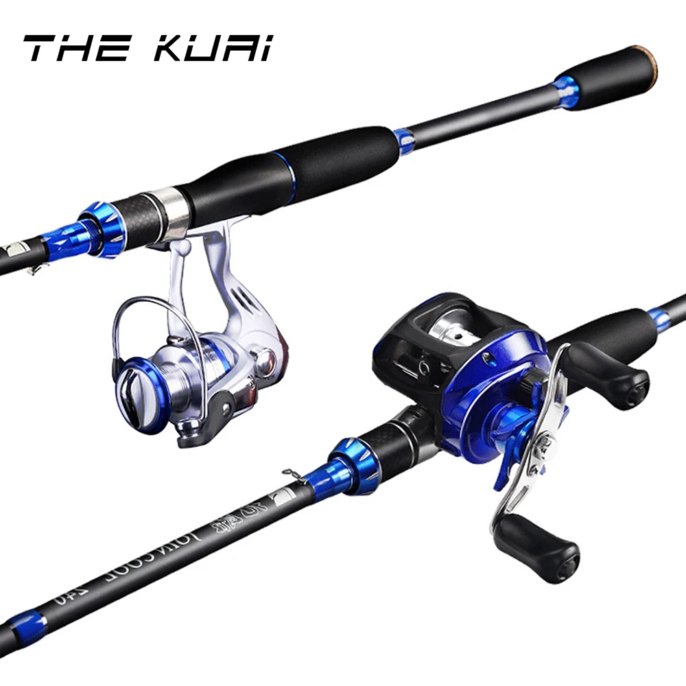 

THEKUAI Advanced Telescopic Ultralight Carbon Fiber Lure Fishing Rod 1.8M/2.1M/2.4M Far Throw High M/MH Performance