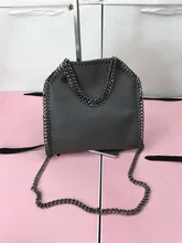 Real picture Fashion classical luxury chain bag genuine leather chain handbag