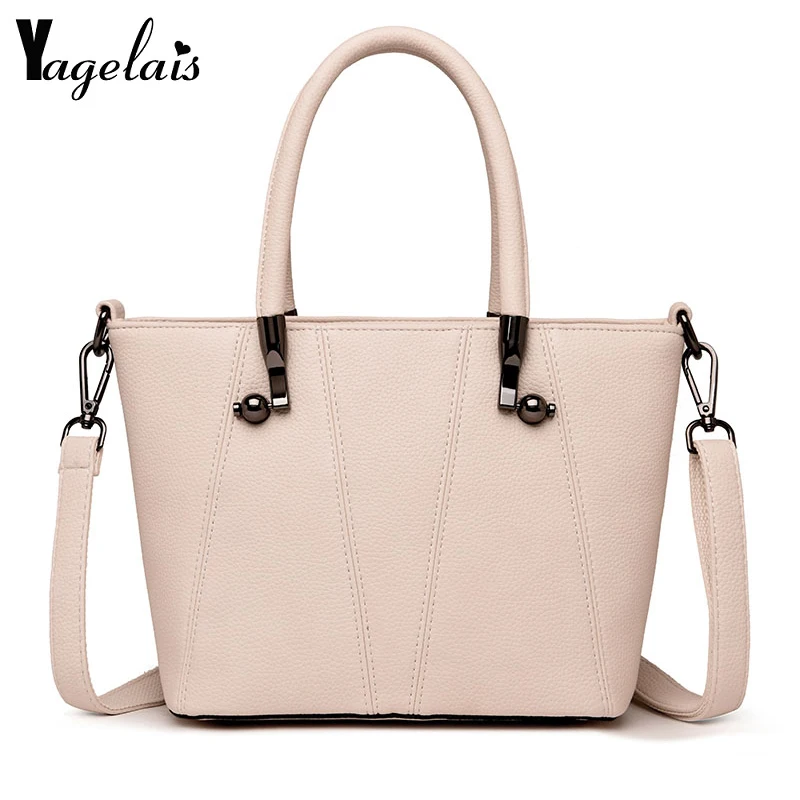 

2019 New Women Bag Vintage Handbag Casual Tote Fashion Women Messenger Bags Shoulder Top-Handle Women Leather Handbags