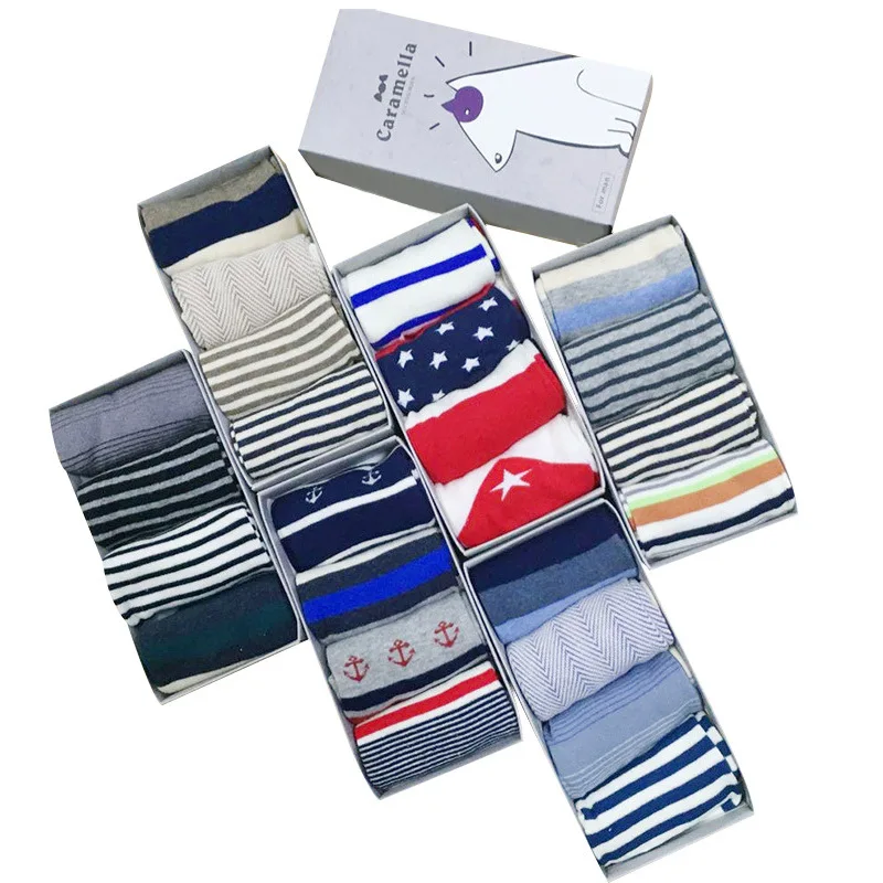 

4 Pairs/Lot Collection of invisible socks for Men absorption moisture & sweat wicking & anti-bacterial odor non slip socks