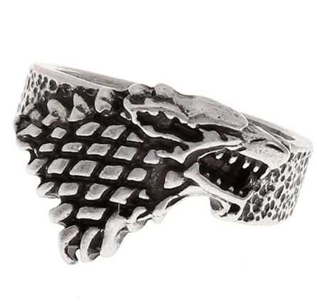 

Norse Vikings Wolf Ring Norde Vigisr Men's Ring Large Size R-46