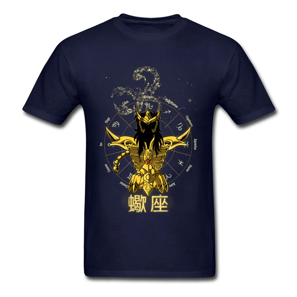 SCORPIO Tees Brand Round Neck Customized Short Sleeve All Cotton Men Top T-shirts Design Tee Shirts Wholesale SCORPIO navy