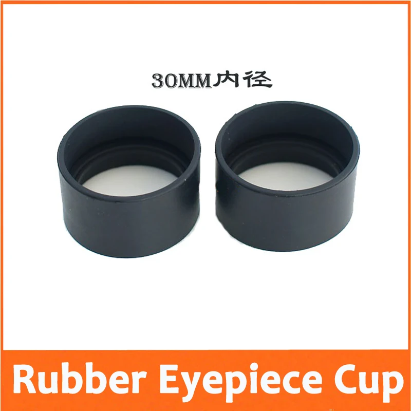 

2PCS 30mm Diameter Rubber Eye Guards Cylinder Eye Shield Cups for Biological Stereo Microscope Telescope Monocular Binoculars