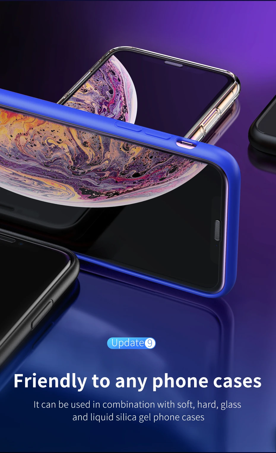 Защитная пленка для экрана Baseus 3D для iPhone XR 0,3 мм, ультратонкое Защитное стекло для iPhone Xs X Xs Max 7 8, переднее закаленное стекло