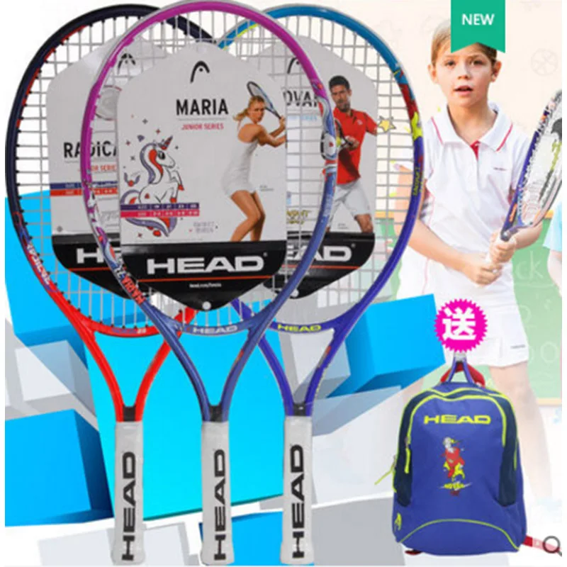 

Children Tennis Racket Head Paddle Raquete Backpack Self-study Sports Training Accessories