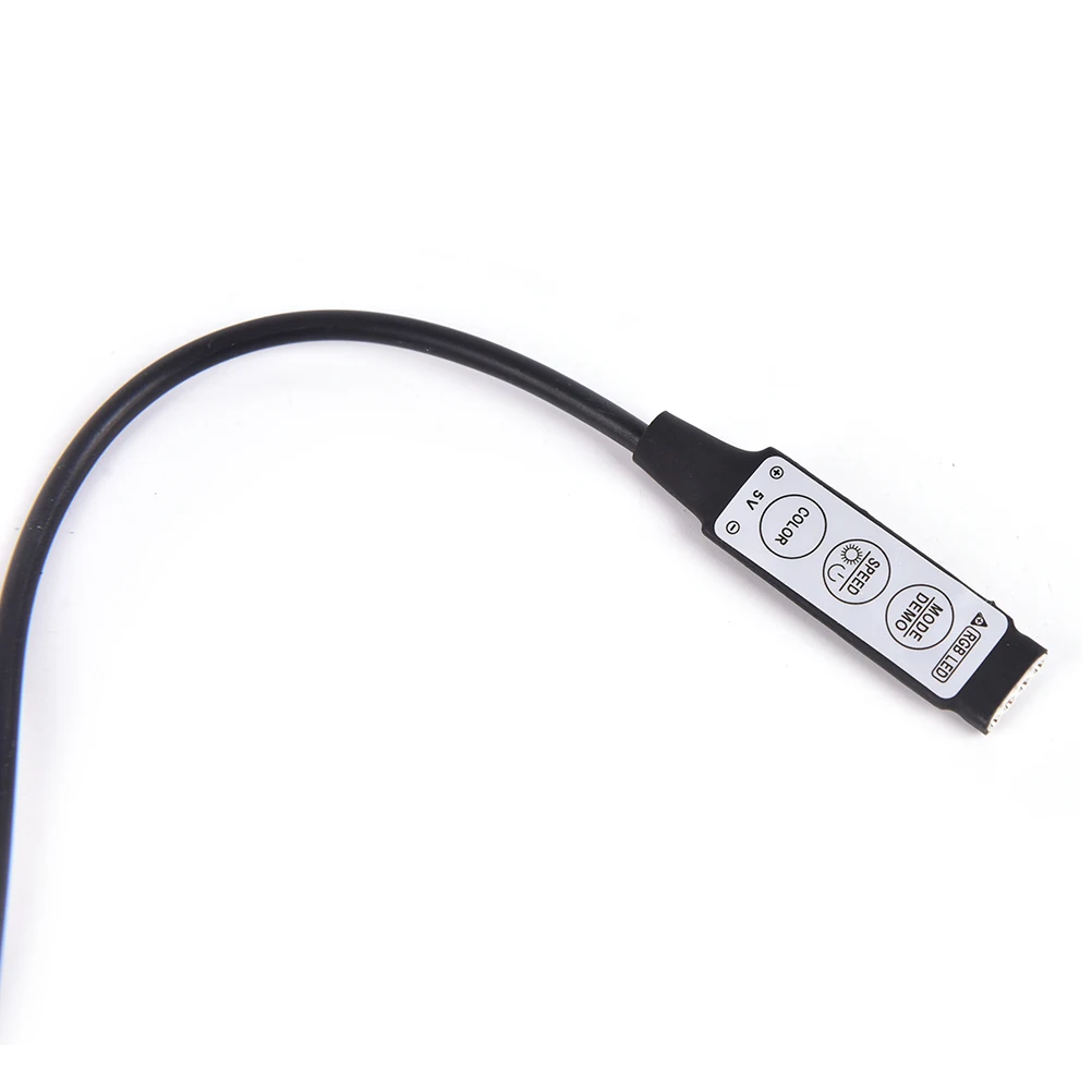 4 контактный гнездовой разъем USB RGB контроллер DC5V светодиодный диммер с 3