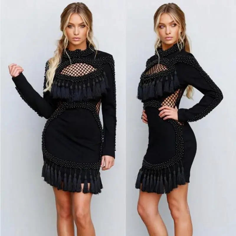 Buy 2017 Black Royal Blue Dress Elegant high quality