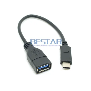 

USB-C USB 3.0 3.1 Type C Male to A Female OTG Data Cable for Macbook Tablet White Black