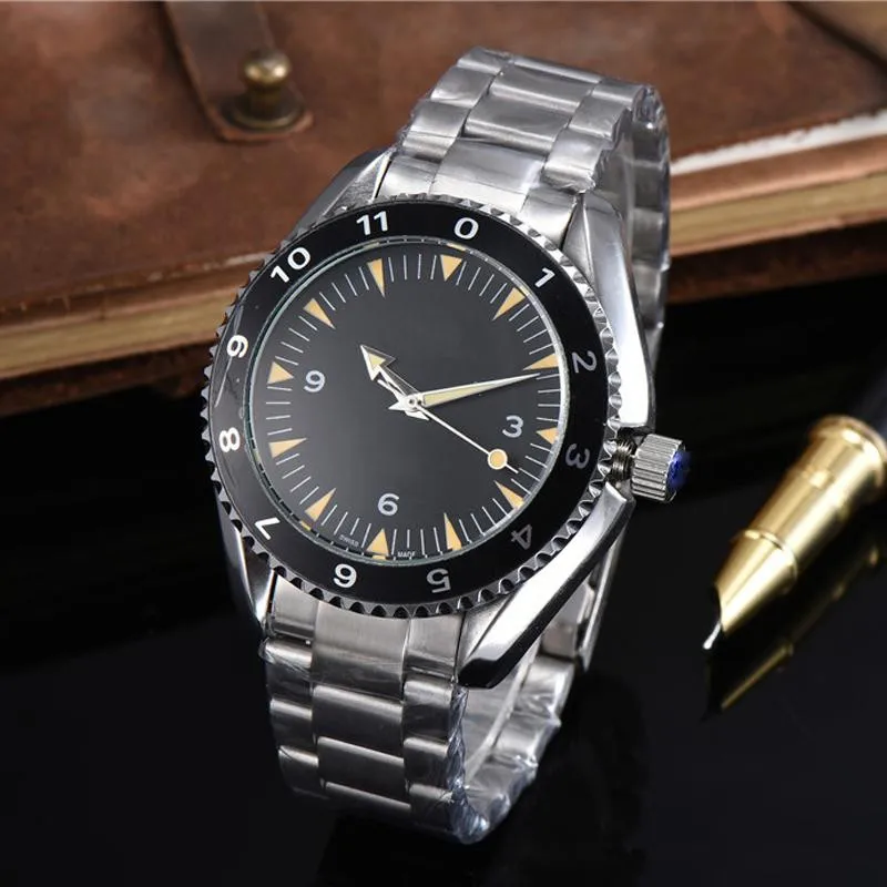 

New Men's Luxury Brand Automatic Self Wind Mechanical Stainless Steel Fabric Canvas Strap James Bond 007 Spectre Watch 44mm