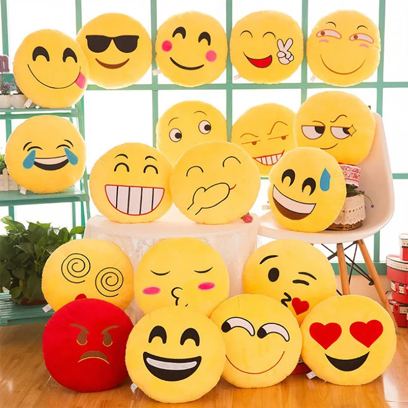 Buy Emoji Pillow Smile Emotion Cushion For Sofa Car