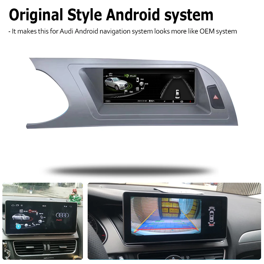 Top Car Android original style For Audi A5 8T 8F 2008~2012 MMI GPS Navigation radio stereo multimedia player DSP HD touch screen 5