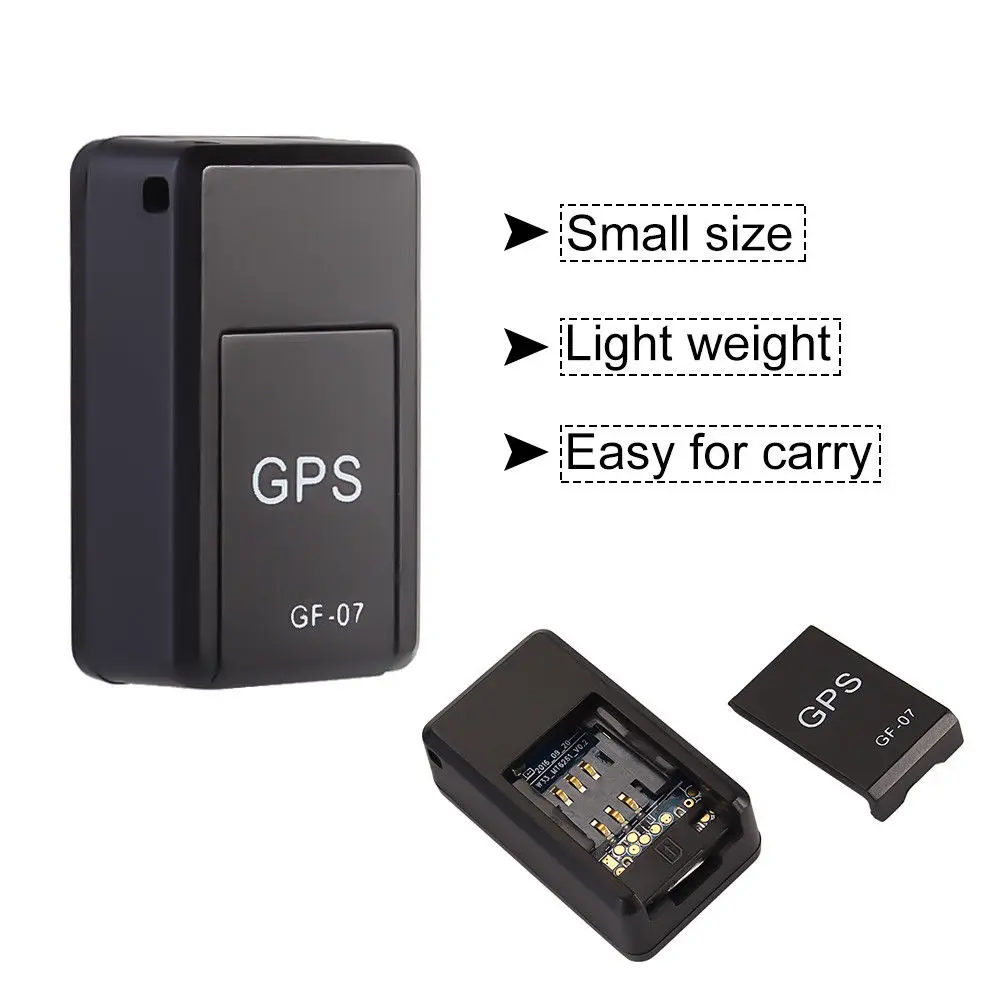 Умный мини gps-трекер для питомцев, анти-потеря, отслеживающее устройство для домашних собак, кошек, трекеров, оборудование для поиска, оригинальное GF-07 устройство для слежения gps