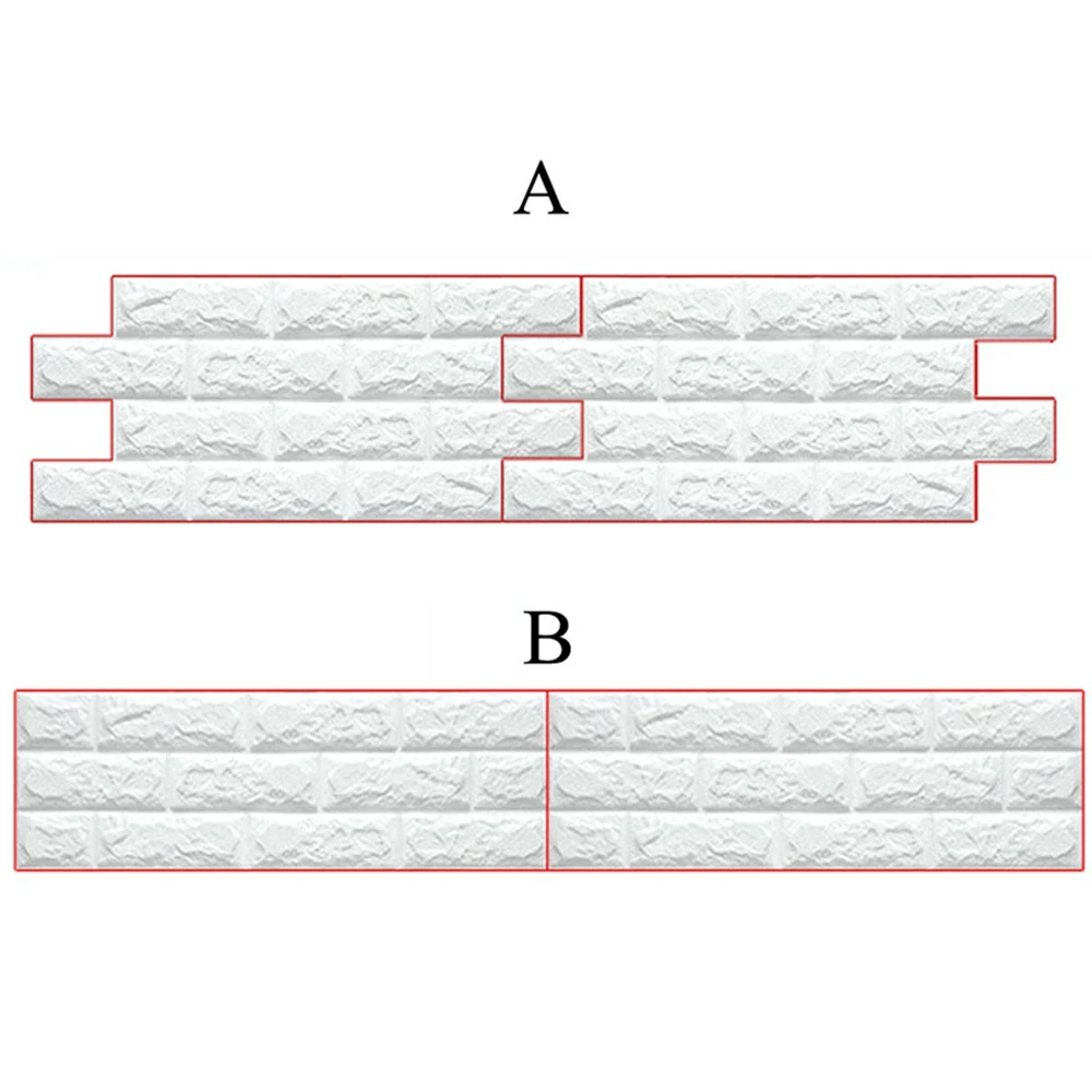 3D кирпичная текстурированная настенная наклейка, настенные панели, наклейки, самоклеющиеся водонепроницаемые обои из пены для ТВ, дивана, фона, художественный декор стен