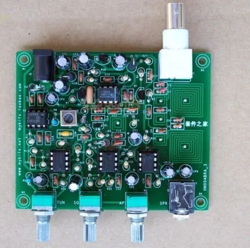Diy Набор ленточный воздухосборник высокочувствительная Авиация Радио 118-136 МГц AM