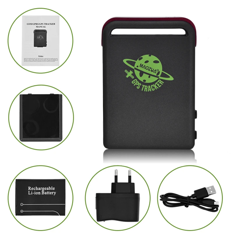 Vehicle GPS Tracker TK102B Hard-wired Charger Car GSM GPS GPRS tracking device Car tracking Alarm system