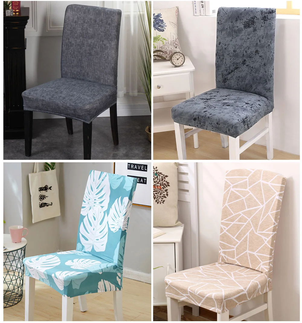Stretch Chair Cover big elastic seat chair covers painting slipcovers Restaurant banquet hotel home decoration (11)