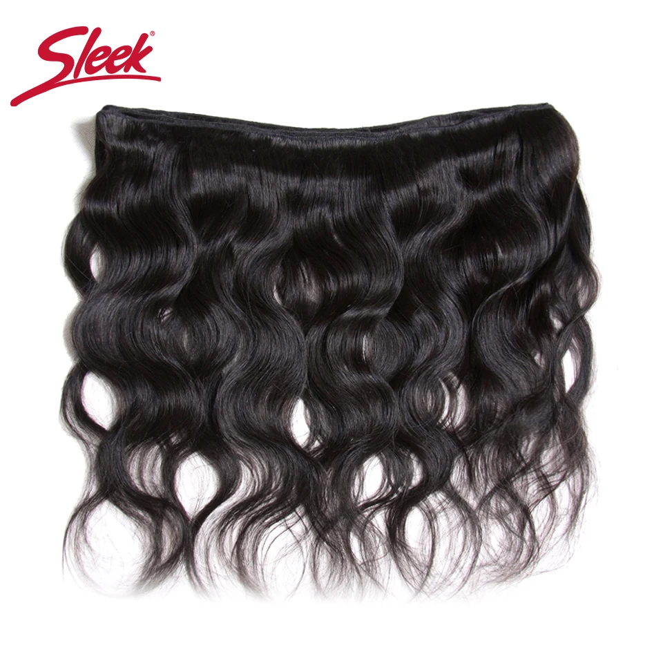 Sleek-Human-Hair-Weave-Single-Bundle-8-To-28-Inches-Extension-Brazilian-Body-Wave-None-Remy