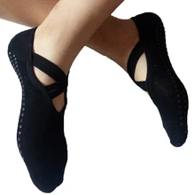 Для женщин профессиональный полосатая повязка Хлопок Спорт Йога Носки Женские Вентиляции Пилатес детские колготки танцевальные носки тапочки