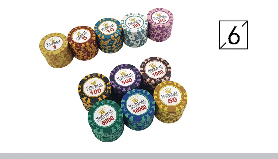 Yernea 1 шт. 14 г фишки для покера Корона липкая глина монета Baccarat ТЕХАС ХОЛДЕМ ПОКЕР набор короны игральные карты чипы 11 цветов