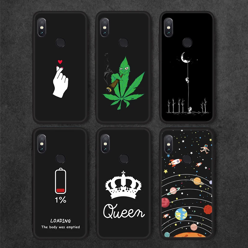 

Redmi 5A 6A 4X 5 Plus S2 Case Note 6 5 Pro Cover Soft Silicon Pattern Back Cover For Xiaomi 6 mi 8 A2 Lite F1 Phone Cases Bumper