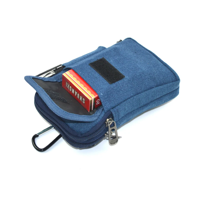 

Canvas Waist Bag 5.5 inch Phone bag Sacoche Ceinture Unisex Pouch High Quality Belt Bag