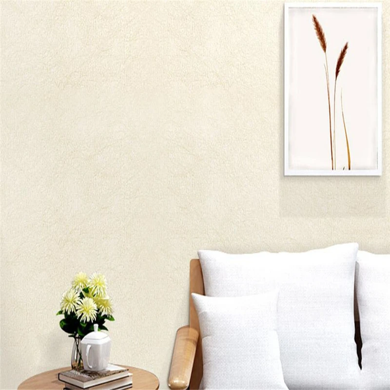 Beibehang Modern PVC silk wallpaper hotel decoration drawing solid color clothing store living room bedroom 3d wallpaper rolls