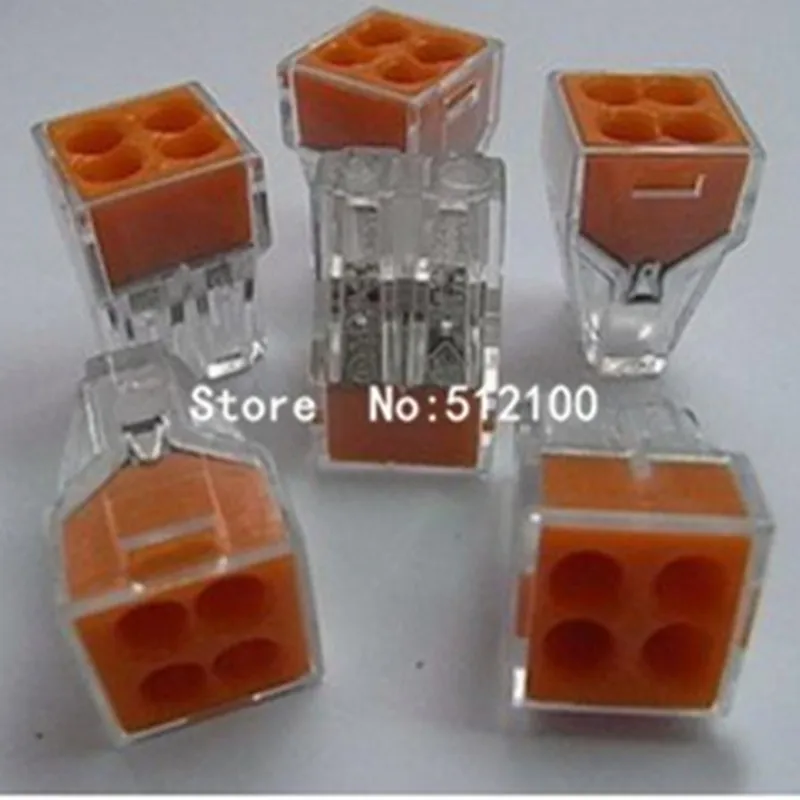 FREE SHIPPING 30PCS Wire connector 773-104 2.5 square meters Hard line wire terminals Block 18-12 | Электронные компоненты и