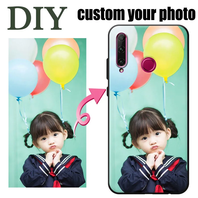 Пользовательские фото телефон чехол для huawei y5 lite y7 y6 pro y9 Prime 2018 p smart z plus 2019 DIY
