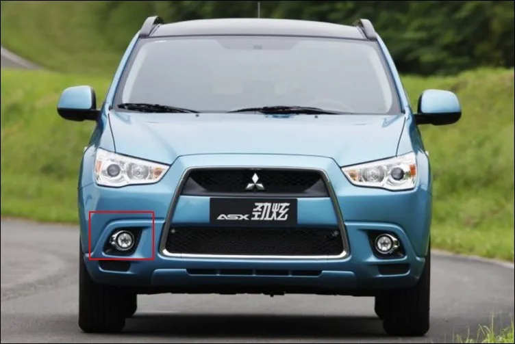 Светодиодный фонарь дневного света для Mitsubishi ASX RVR 2010 2011 2012 светодиодный галогенный противотуманный светильник "Ангельский глаз" DRL H11 55 Вт