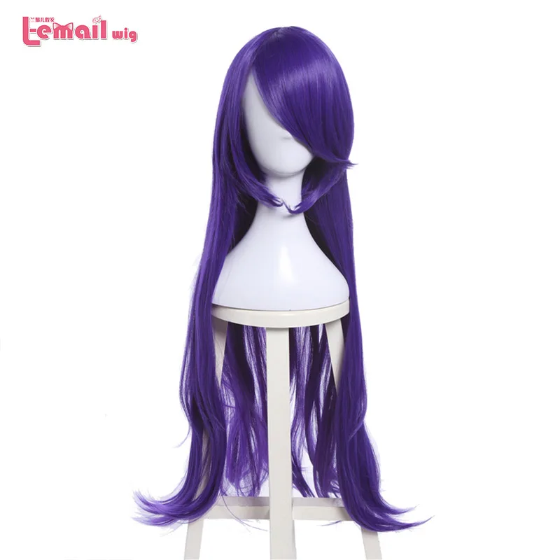 

L-email wig New Game LOL Character Cosplay Wigs Long Purple Heat Resistant Synthetic Hair Perucas Cosplay Wig