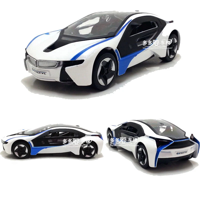 

1:32 I8 Alloy Car Model Diecasts Toy Vehicles Miniatures With Pull Back Acousto-optic For Baby Gifts Free Shipping