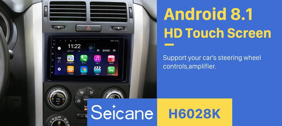 Discount Seicane Android 7.1/8.1 7 Inch GPS Navigation System Car Radio Stereo car Multimedia Player For 2005-2015 SUZUKI GRAND VITARA 1