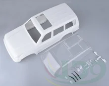 Новый гусеничный шасси Land Curiser LC80 Белый Цвета Твердых Тел Тела Для Rc Гусеничный Продажа AXIAL SCX10 Колесная База 313 мм