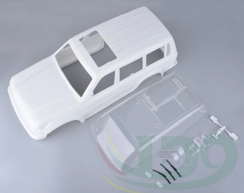 New crawler chassis Land Curiser LC80 White Colors Hard Bodies Body For font b Rc b