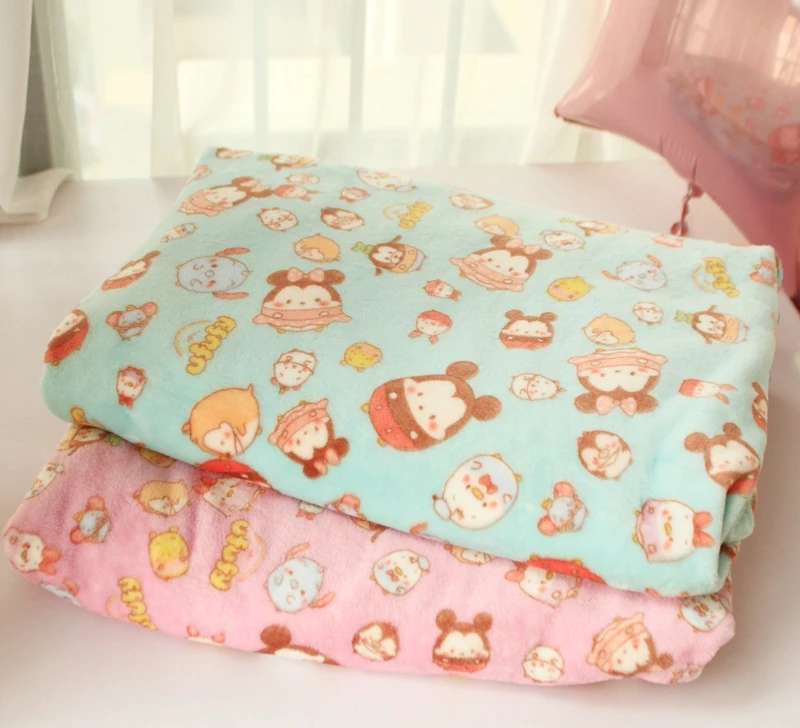 IVYYE Pink Blue Mouse Anime Plush Stuff Accessories plushdoll Stuffed Fluffy Warm Soft Toy Blanket Bed Throw Blankets NEW