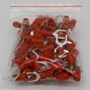 SV1.25-6 Red Terminal Cold pressed terminals Cable Wire Connector 100PCS/Pack spade crimp spade terminal connector SV1-6 SV ► Photo 2/2