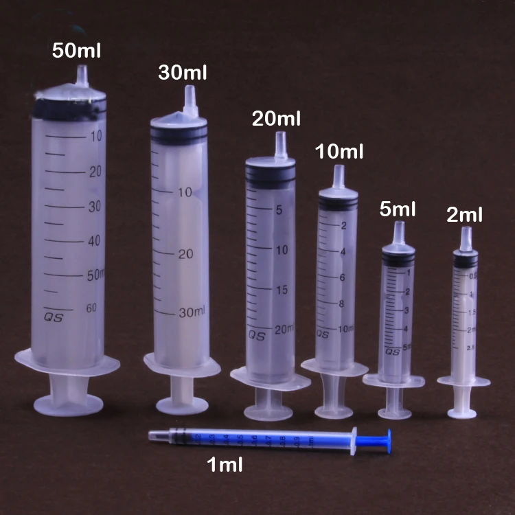 100pcs/lot 2ml Plastic injector Sample injector Add ink collector