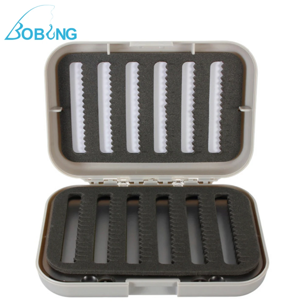 

Bobing Double Sides Fly Fishing Box Fishing Lure Baits Hooks Tackle Box Storage Case Tool