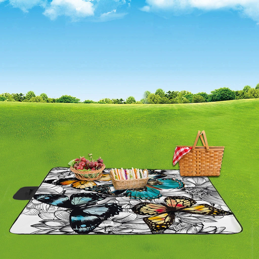 19 Easter Handle Design 3d Digital Printing Full Polyester Oxford Cloth Picnic Mat Couverture Pique Nique Baby Beac Camping Mat Aliexpress