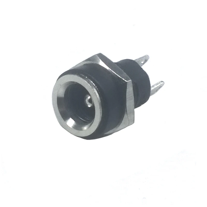 10 шт./лот DC022B 3A 12v DC разъем источника питания Женский панельный 5 2 1 мм Штекерный