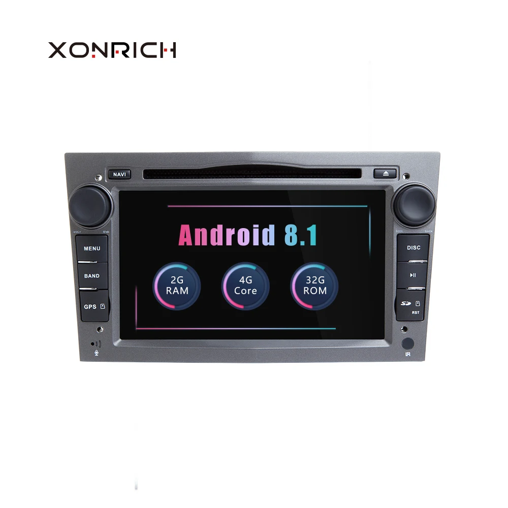 

2 Din Android 8.1 Car Multimedia Player For Opel Vectra C Zafira B Corsa D C Astra H G J Meriva Vivaro GPS Navigation Radio 2 GB