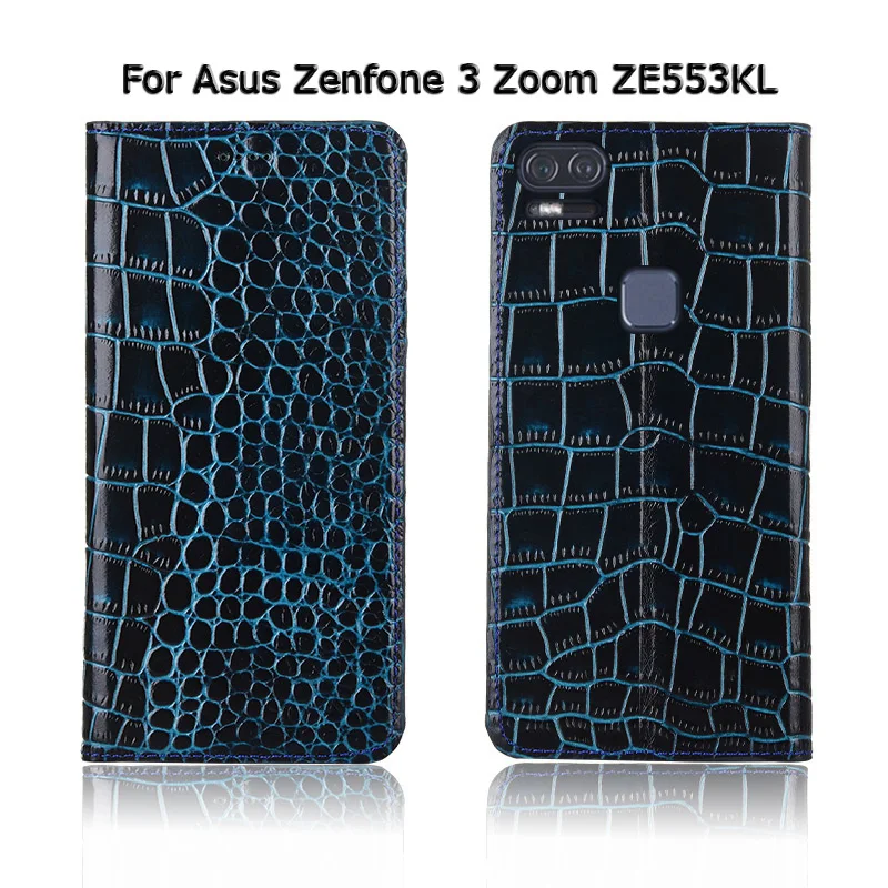 Чехол для телефона, чехол для Asus ZenFone Zoom 3 ZX551ML ZE553KL/3 S Max ZC521TL, натуральная кожа, флип-чехол для телефона, сумка