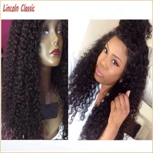 New 150 Density Curly Wig Full Lace Human Hair Wigs Kinky Curly Mongolian Virgin Hair Kinky Curly Lace Wigs Glueless Full Lace